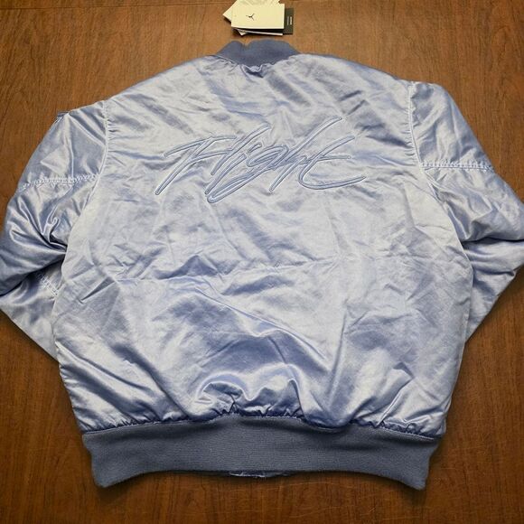 Nike Jordan Essentials Renegade Bomber Jacket Blue FN6543-436 Men's Size L - Picture 2 of 3